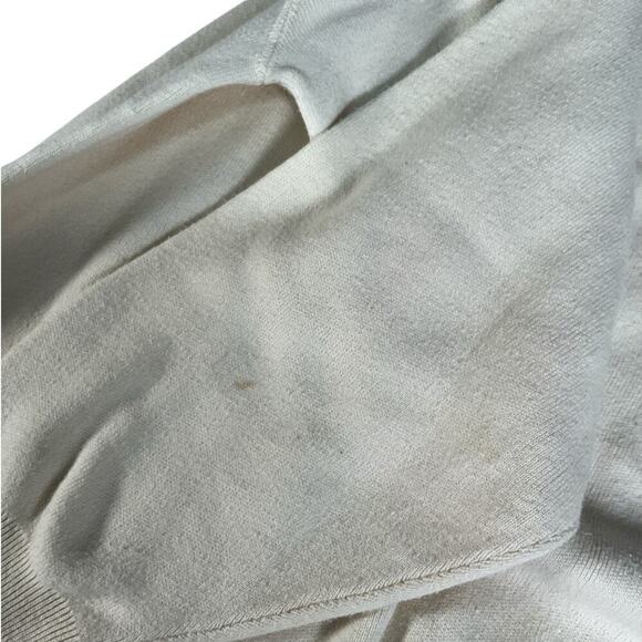 The Cotton Exchange 100% Cotton Size XL Made In USA Men's Cream Sweater Casual - Picture 7 of 7